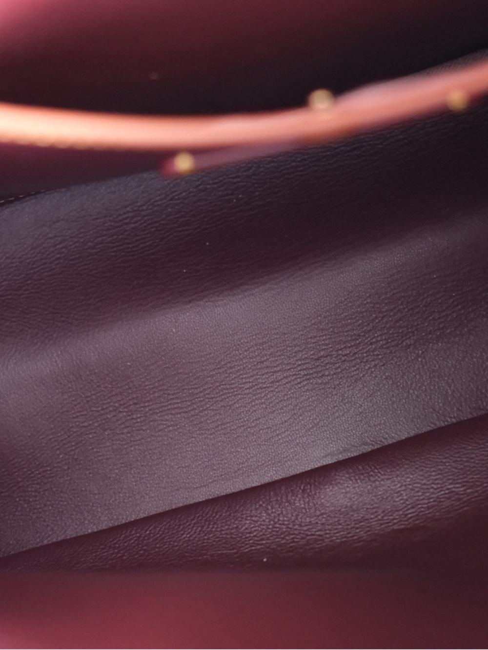 Coach Lola Shoulder Bag - Burgundy Merlot Color - Picture 5 of 9